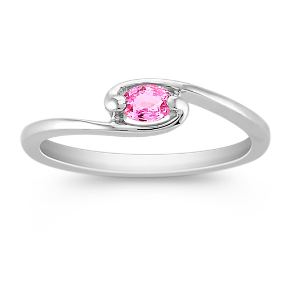 Oval Pink Sapphire Ring Oval Pink Sapphire Ring