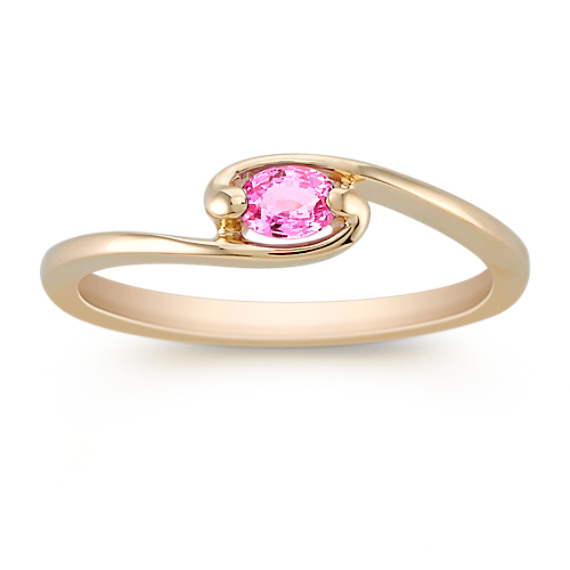 Oval Pink Sapphire Ring Oval Pink Sapphire Ring