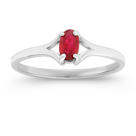 Oval Ruby Ring Oval Ruby Ring