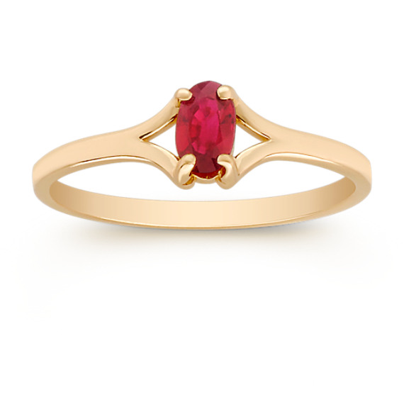 Oval Ruby Ring Oval Ruby Ring
