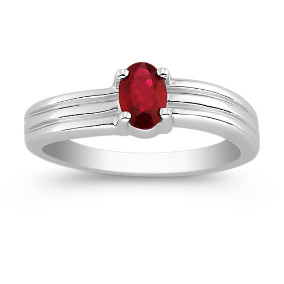 Oval Ruby Ring Oval Ruby Ring