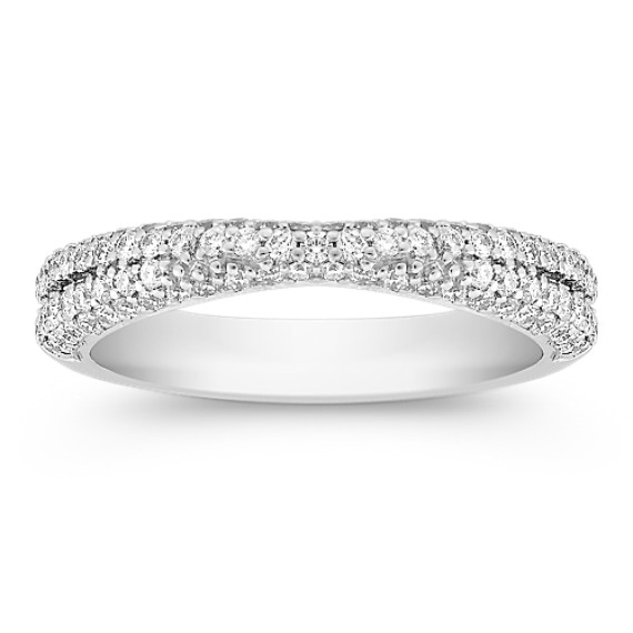 Pavé Set Diamond Wedding Band Pavé Set Diamond Wedding Band
