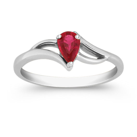 Pear Shaped Ruby Ring Pear Shaped Ruby Ring