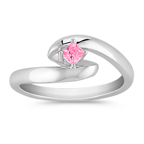 Princess Cut Pink Sapphire Ring Princess Cut Pink Sapphire Ring