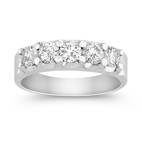 Round Diamond Anniversary Band in Platinum Round Diamond Anniversary Band in Platinum