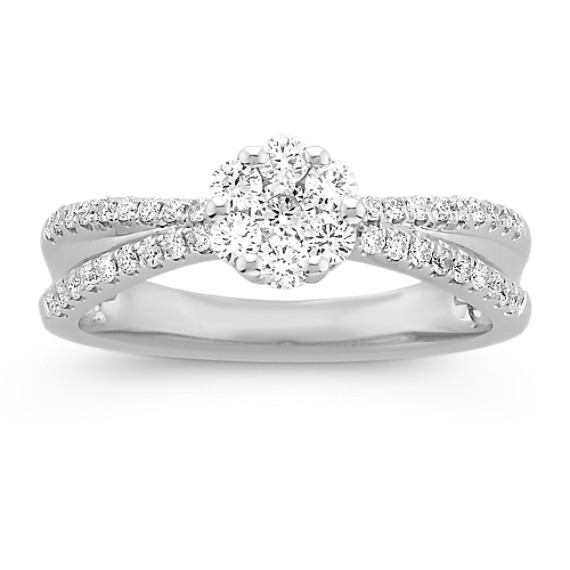 Round Diamond Cluster Ring Round Diamond Cluster Ring