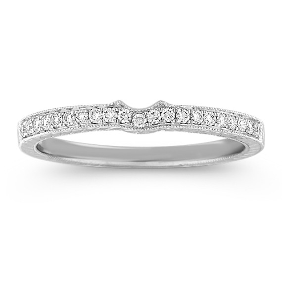 Round Diamond Contour Wedding Band Round Diamond Contour Wedding Band