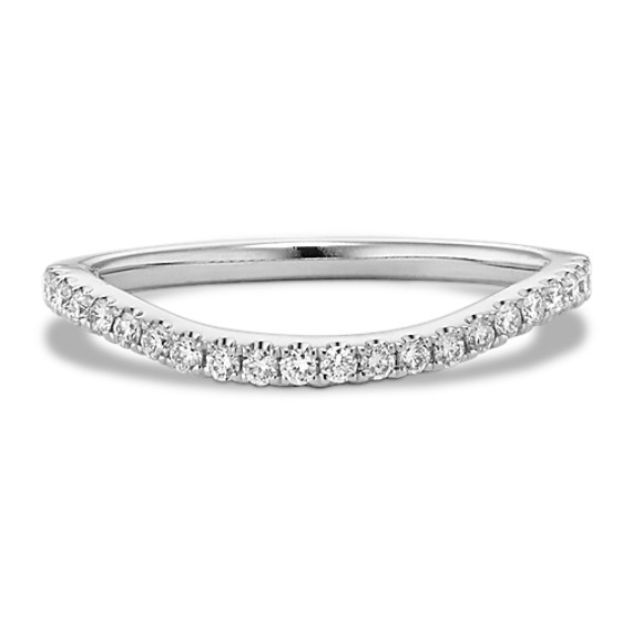 Round Diamond Contour Wedding Band Round Diamond Contour Wedding Band