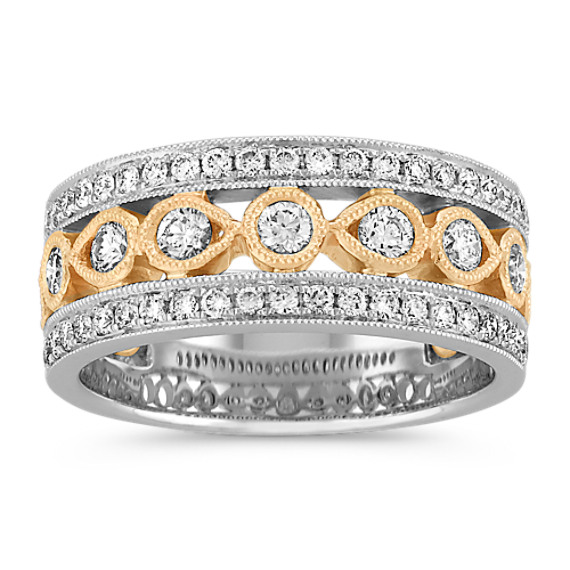 Round diamond fashion ring
