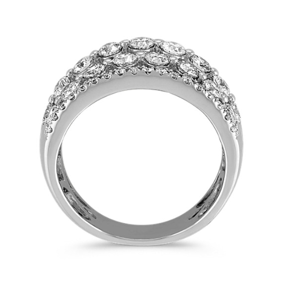 Round diamond fashion ring