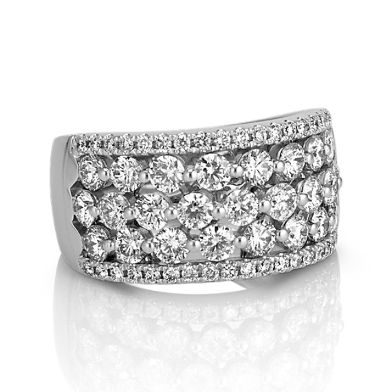 Round diamond fashion ring