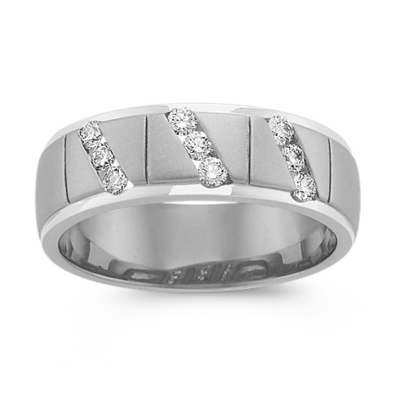 Round Diamond Ring in 14k White Gold (7.5mm) Round Diamond Ring in 14k White Gold (7.5mm)