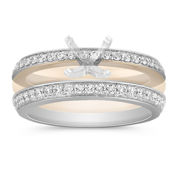 Round Diamond Wedding Band in Platinum Round Diamond Wedding Band in Platinum