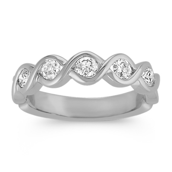 Round Diamond Wedding Band Round Diamond Wedding Band
