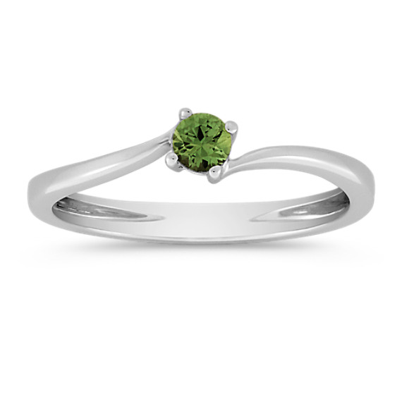 Round Green Sapphire Ring Round Green Sapphire Ring