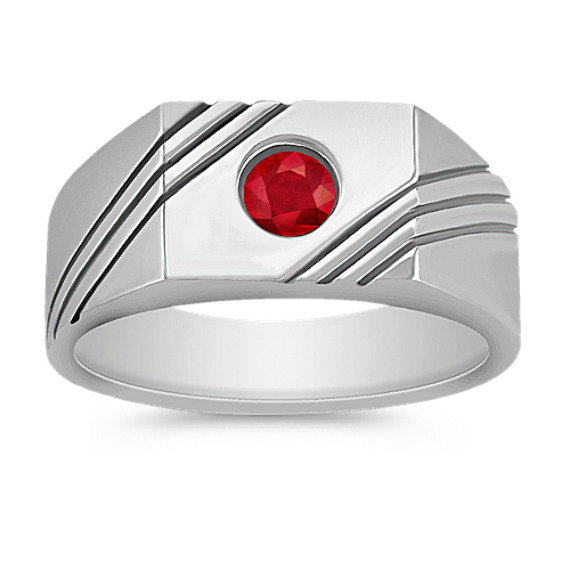Round Ruby Ring Round Ruby Ring