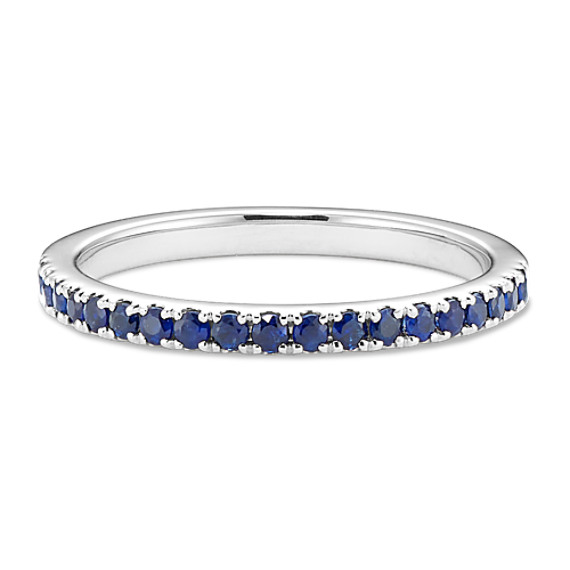 Round Sapphire Wedding Band Round Sapphire Wedding Band