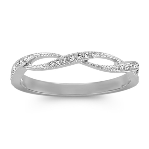 Stackable Infinity Diamond Vintage Ring Stackable Infinity Diamond Vintage Ring