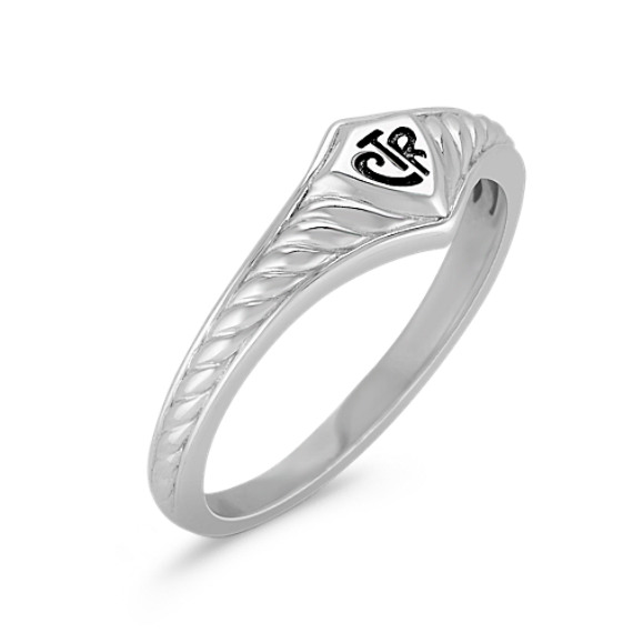 Sterling Silver CTR Ring for Him