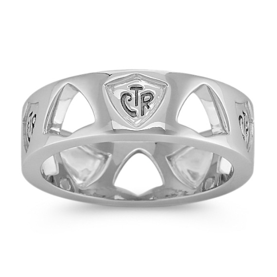 Sterling Silver CTR Ring for Him