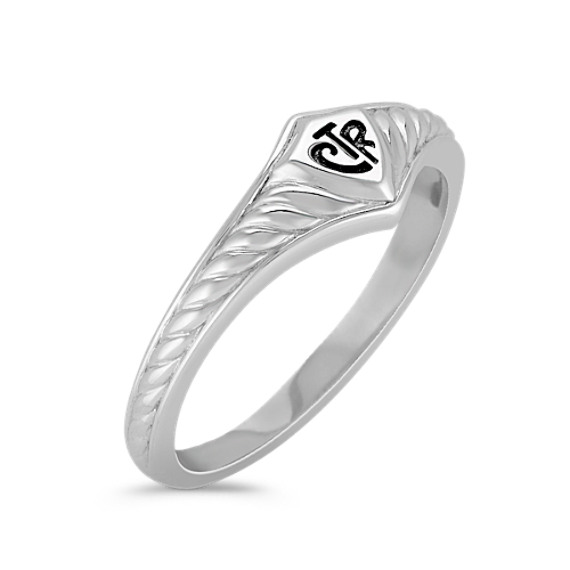 Sterling Silver CTR Ring