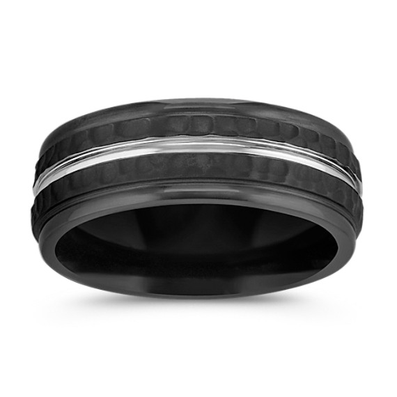 Textured Cobalt Comfort Fit Ring (8mm) Textured Cobalt Comfort Fit Ring (8mm)