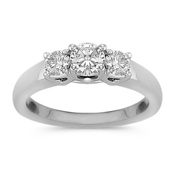 Three-Stone Diamond Anniversary Band Three-Stone Diamond Anniversary Band
