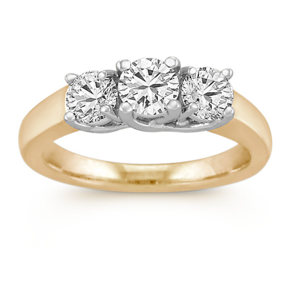 Three-Stone Round Diamond Ring Three-Stone Round Diamond Ring