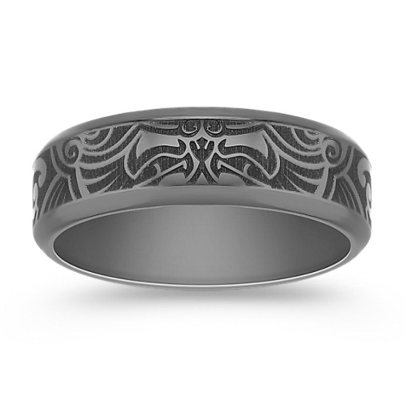 Titanium Comfort Fit Ring (7mm) Titanium Comfort Fit Ring (7mm)