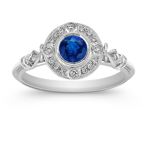 Vintage Sapphire and Diamond Ring Vintage Sapphire and Diamond Ring
