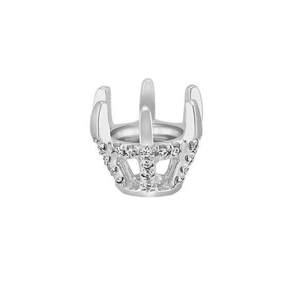 Diamond Alexa Head to Hold up to 2.00 ct. Round Stone Diamond Alexa Head to Hold up to 2.00 ct. Round Stone