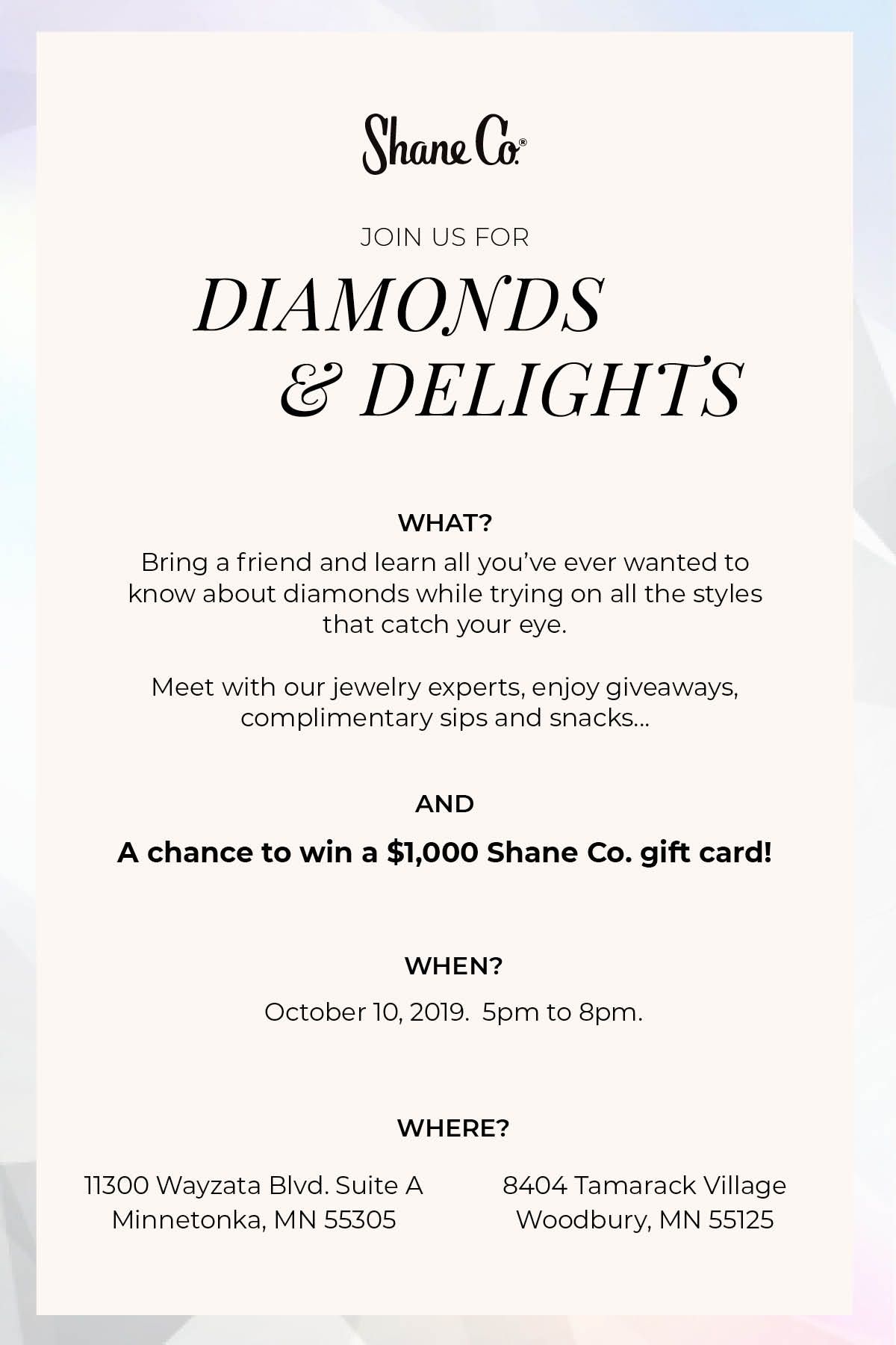 Diamonds & Delights Minnesota