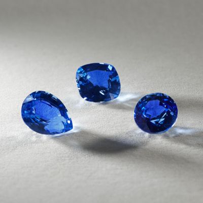 A collection of different shaped Sapphires