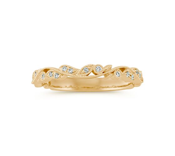Yellow Gold Diamond Band