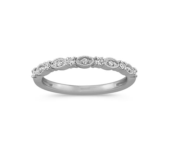 White Gold Diamond Band