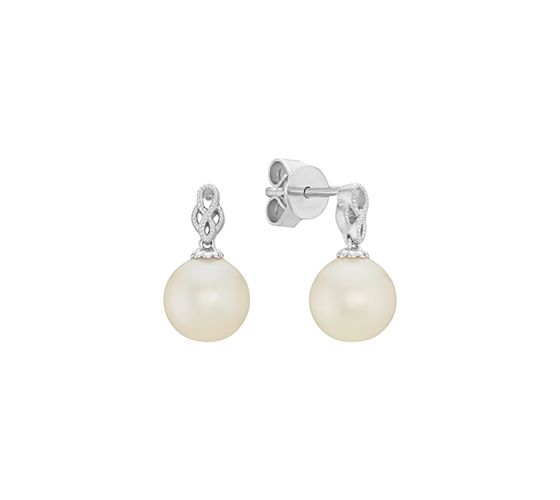 Sterling Silver Pearl Drop Earrings