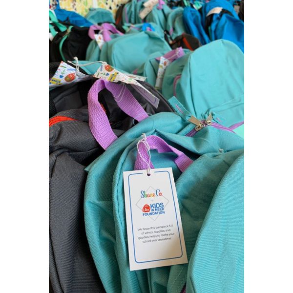 Mobile Image of A collection of backpacks filled with shcool supplies
