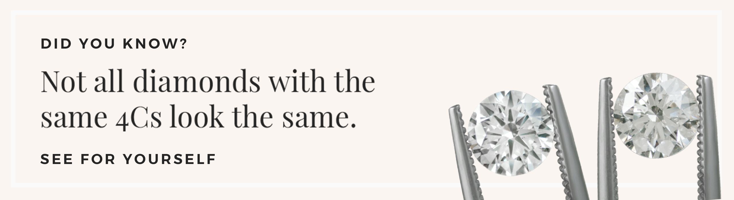 Not All Diamonds Look the Same