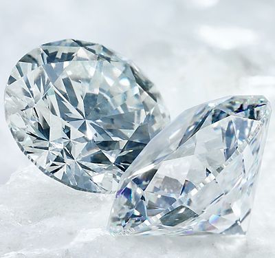 Two loose diamonds