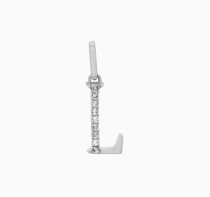 A diamond initial charm