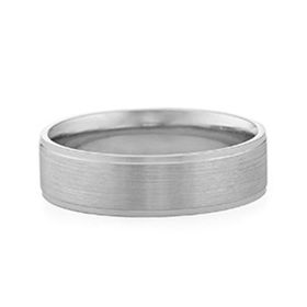 White Gold Men's Band