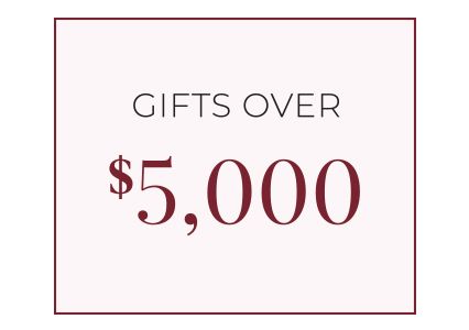 Gifts Over $5,000