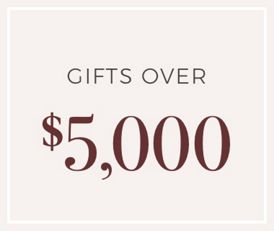 Gifts OVER $5000