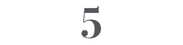 An image of the number 5