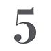 An image of the number 5