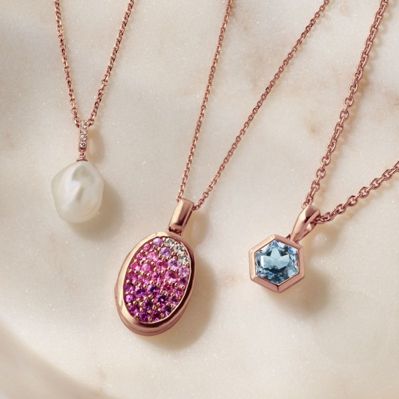 A collection of fashion necklaces