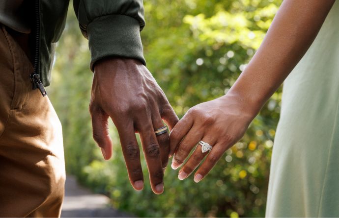 Married Couple Holding Hands