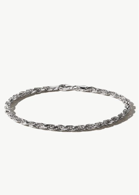 A silver fashion bracelet
