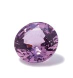 A purple gemstone