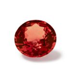 A red gemstone
